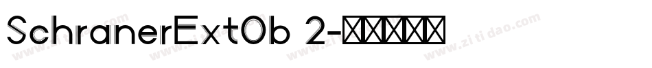 SchranerExtOb 2字体转换